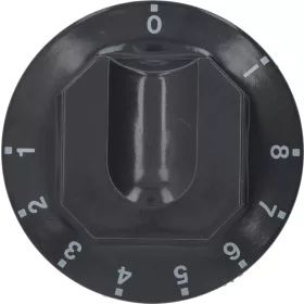   ZANUSSI sütő/főzőkészülék fekete gomb ø 70 mm 1-2-3-4-5-6-7-8