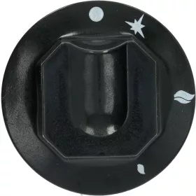 FEKETE GOMB Ø 70 mm SELYEMNYOMOTT