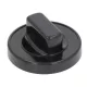 LOTUS TECNOINOX gazkeszulek kezelogomb fekete 70 mm 8x6,5 mm D-tengely RC00127000 helyett