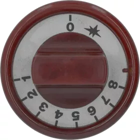PIROS GOMB ø 76 mm 0-1-2-3-4-5-6-7-8