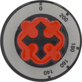 FEKETE GOMB ø 70 mm 140-200°C