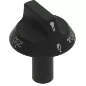 FEKETE GOMB ø 55 mm 50-250°C