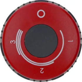 FEKETE-PIROS GOMB ø 75 mm 0-1-2-3