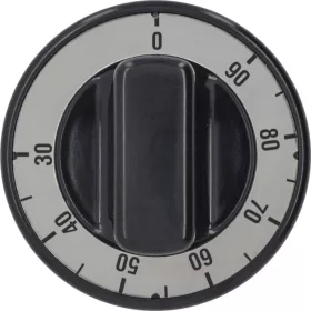 Fekete gomb ? 70 mm 30-90°C