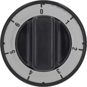 Fekete gomb ? 70 mm 0-1-2-3-4-5-6