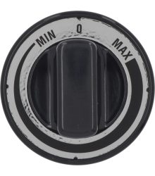 Fekete gomb MIN-MAX ? 70 mm