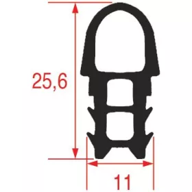 Sütő/főzőkészülék tömítés SÜTŐAJTÓHOZ-6 m