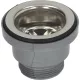 Leeresztő Szerelvény UNIVERBAR / KRUPPS-hoz - 1 1/2", Ø70mm - Ipari Mosogatógéphez (KRUPPS 1362 kompatibilis)