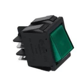 KÉTPÓLUSÚ KAPCSOLÓ ZÖLD 16A 250V