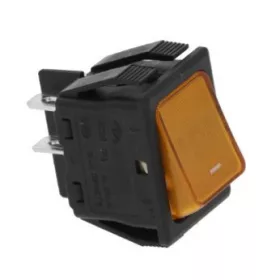 BIPOLÁRIS KAPCSOLÓ NARANCSSÁRGA 16A 250V