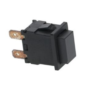 NYOMÓGOMB 1 PÓLUSÚ FEKETE 15A 250V