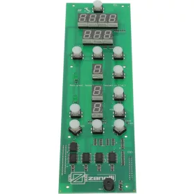 9 PROGRAMOS NYOMÓGOMB PANEL 305x85 mm