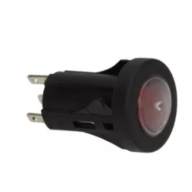 NYOMÓGOMB 1-PÓLUSÚ PIROS 3A 250V
