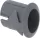SILANOS mosogatógép SZÜRKE ELLIPTIKUS NYOMÓGOMB HÁZ 17x13mm