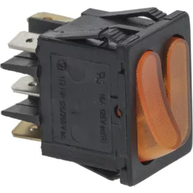 NARANCSSÁRGA KÉTPÓLUSÚ KAPCSOLÓ 16A 250V