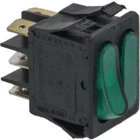 Zöld hárompólusú kapcsoló 16A 250V
