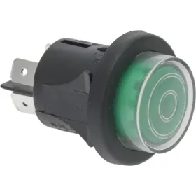 Zöld kétpólusú kapcsoló 16A 250V