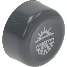 NYOMÓGOMB KEREK SZÜRKE ø 25 mm