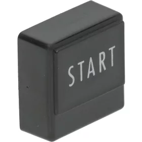 FEKETE NÉGYZET ALAKÚ NYOMÓGOMB 23x23 mm 'START'