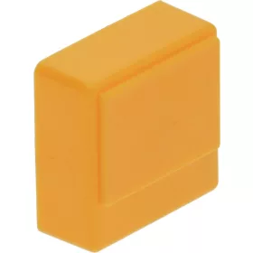 NYOMÓGOMB NÉGYZET ALAKÚ SÁRGA 23x23 mm