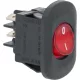 Bipoláris kapcsoló piros 16A 250V