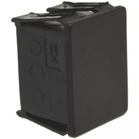 Vendéglátóipari gép fekete lyukfedő 22x30 mm