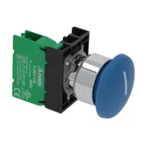 Nyomógomg kék 6A 240V