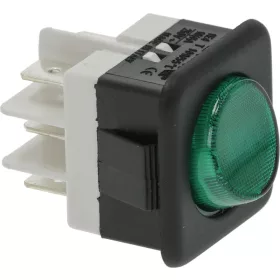 JEMI zöld kétpólusú váltókapcsoló 16A 250V
