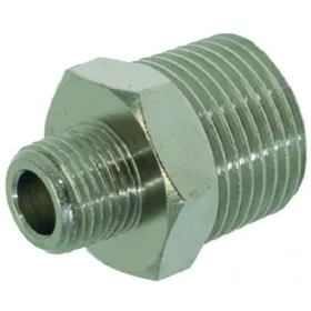 NIKKEL BEVONATÚ CSATLAKOZÓ ø 1/8'M-3/8'M
