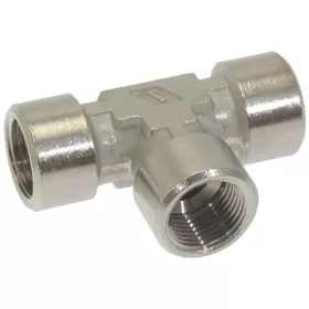   Nikkelezett t-csatlakozó ø 3/8'F-3/8'F-3/8'F