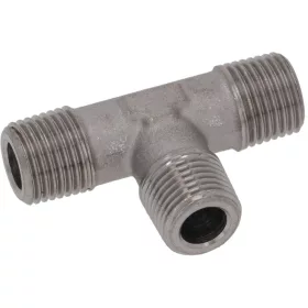   NIKKELEZETT T-ALAKÚ IDOM ø 1/8'M-1/8'M-1/8'M