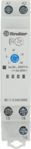 időkorlát relé 80.11 16A 50 / 60Hz