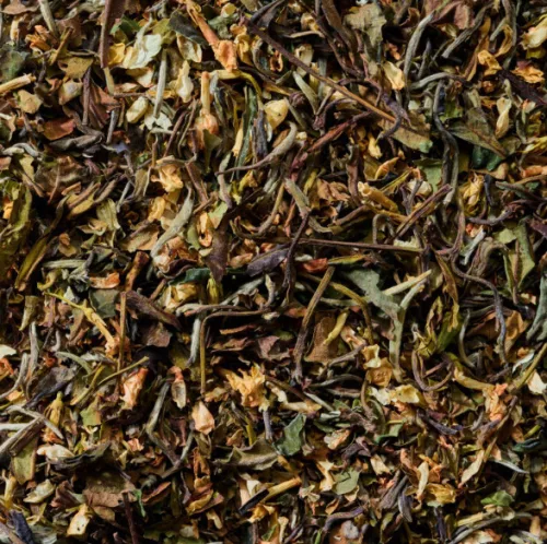 Bazsalikomos Kert Fehér tea x Jázmin teakeverék, 30 g