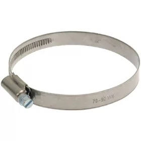 Tömlőbilincs 70-90 mm - W4 Rozsdamentes Acél, 12 mm szalag - Ipari és Háztartási Gépekhez (70-90-W4-12)