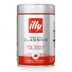   illy Classico őrölt kávé, közepes pörkölésű, 250 g (347565)