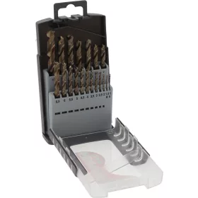 19 CYLINDRICAL DRILL BITS készlet ø 1÷10 mm