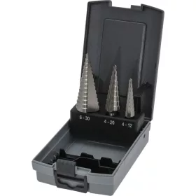 3 STEP DRILL BITS készlet AISI M2 HSS-G