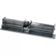 Tangencialis hutoventilator sutohoz kettos 60 mm-es jarokerekkel 180x180 mm