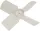 MAKRO-PROFESSIONAL hutott vitrin ventilatorlapat tolo muanyag 150 mm GGC1078 GGC2078 HCV1100