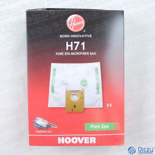 Porzsák H71 4db (eredeti) HOOVER porszívó