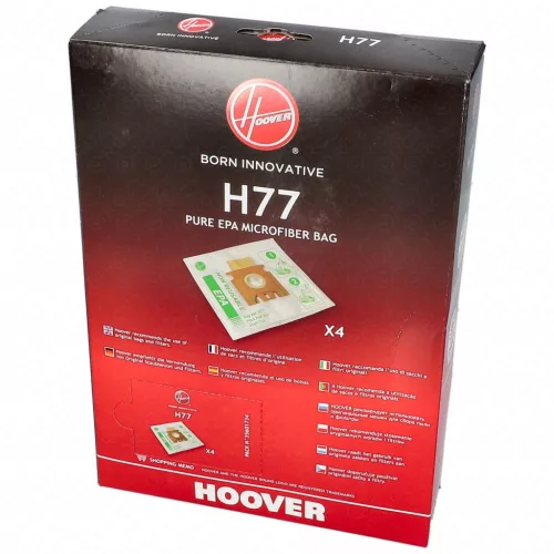 Porzsák, mikroszálas 4db-os (eredeti) HOOVER porszívó