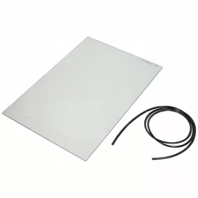   375x259 mm , Üveg, sütőajtó, középső, tömítéssel, (eredeti) SIEMENS tűzhely