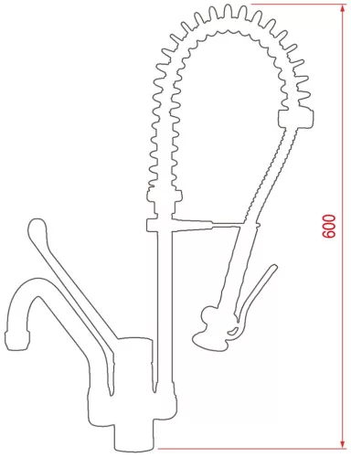 csaptelep SHRINK KL H.60 szürke
