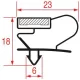 BECSATLAKOZTATHATÓ TÖMÍTÉS 771x668 mm