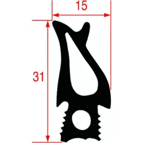   RATIONAL sütő/főzőkészülék ajtó tömítés 1505x695 mm