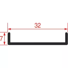 ELETTROBAR ipari mosogatógép ajtótömítés 570 mm