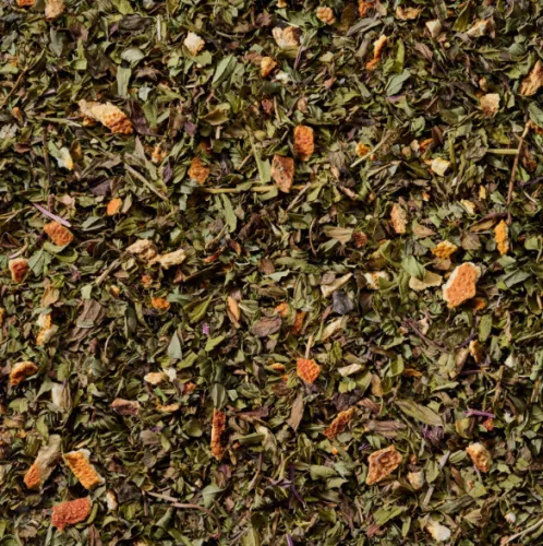 Bazsalikomos Kert Menta tea teakeverék, 50 g