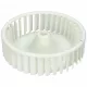 Candy Szárítógép Ventilátor Lapát – ø 135mm, Fehér – Candy, Hoover típusokhoz (40006726)