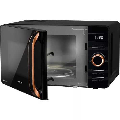 Sencor SMW 5320BK Mikrohullámú Sütő - 17L, 800W, SlimCopper design (SMW 5320BK)