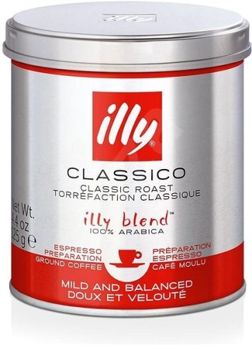 illy, őrölt kávé (125 g.)